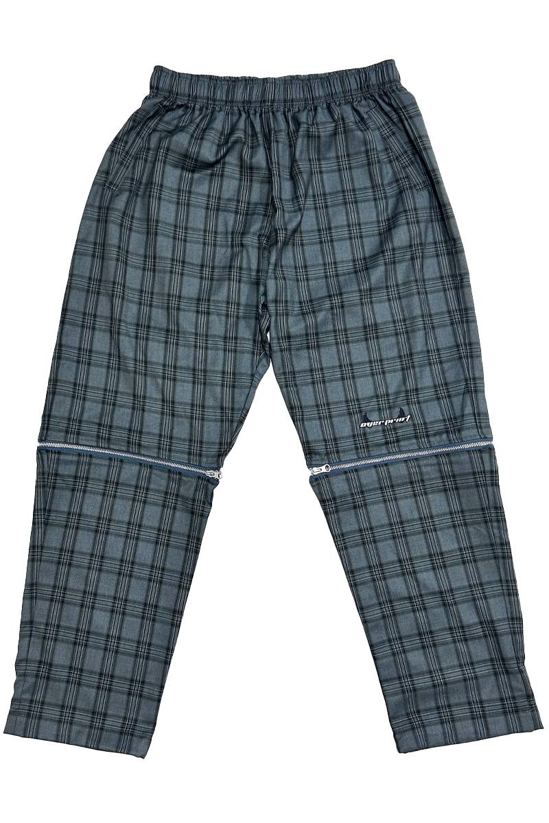 over print (オーバープリント) Satan KNEE ZIP PANTS - Black