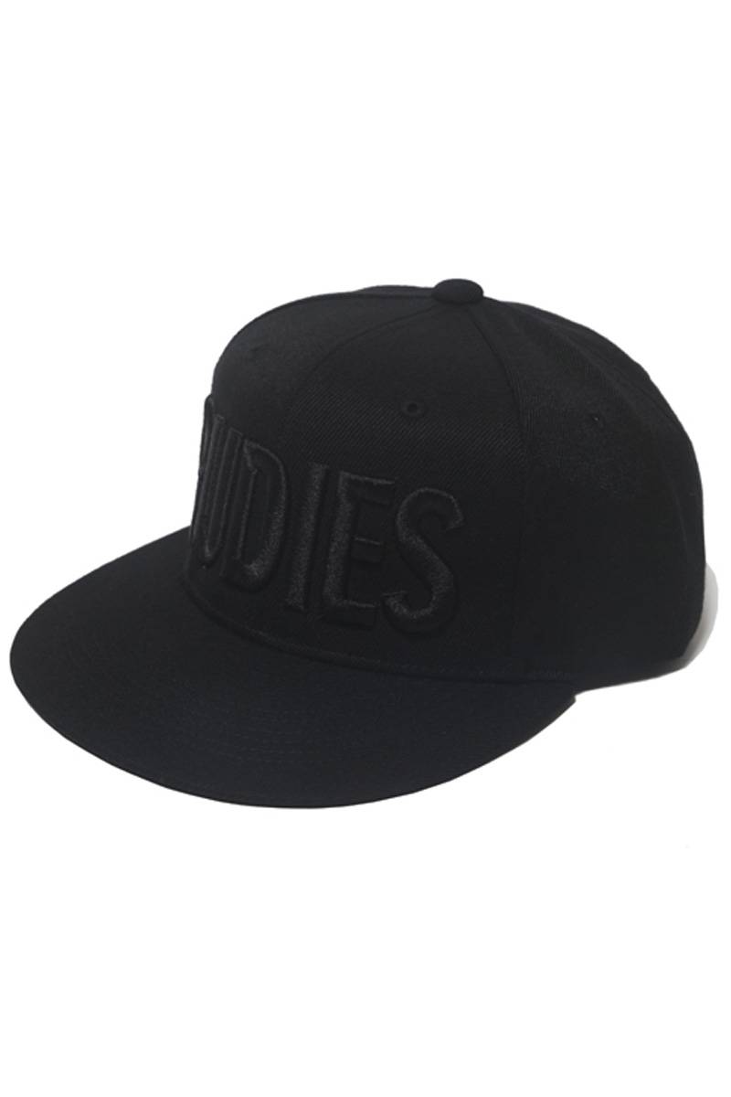 RUDIE'S (ルーディーズ) PHAT SNAPBACK CAP (RENEWAL) - Black × Black