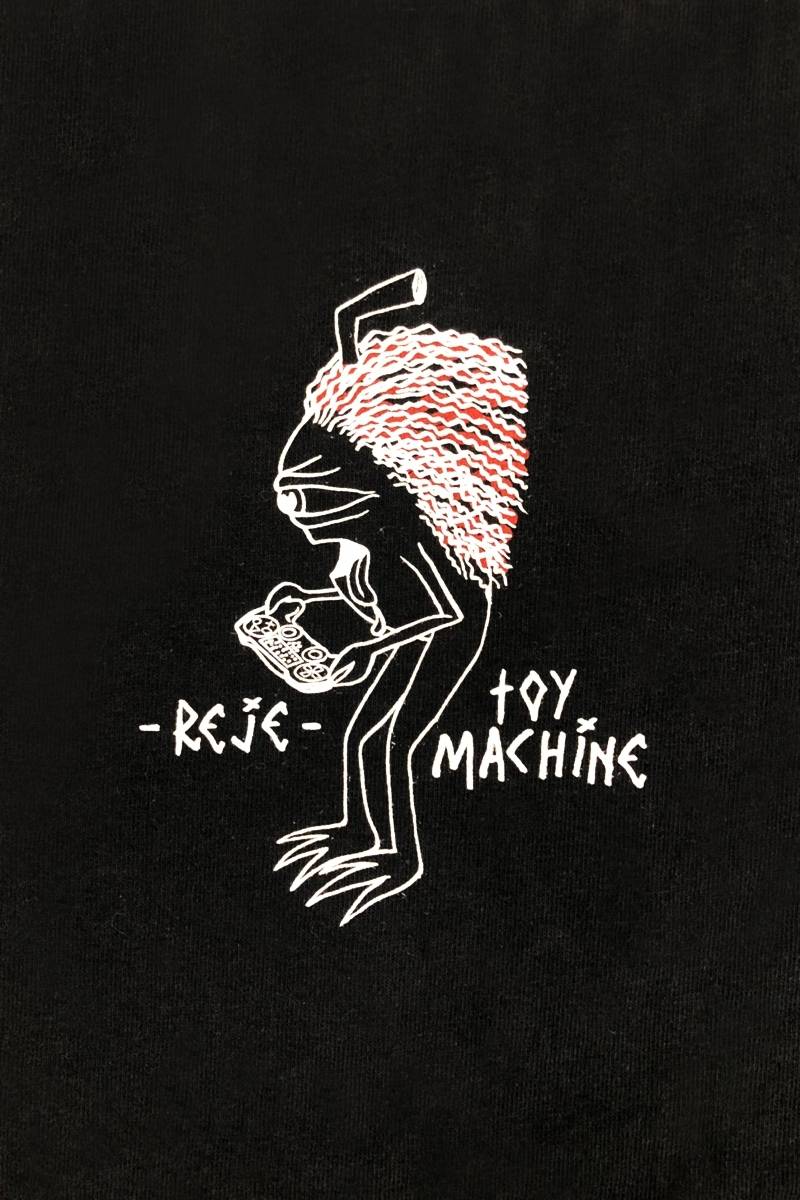 ロックファッション バンドグッズのgekirock Clothing 予約商品 れじぇくん Toy Machine コラボ Tシャツ Black