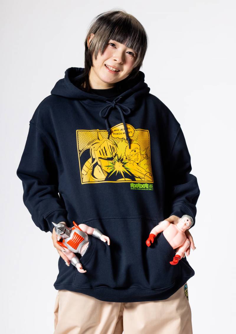 キン肉マン x MxMxM “怒りのテリーマン” HOODIE - Navy