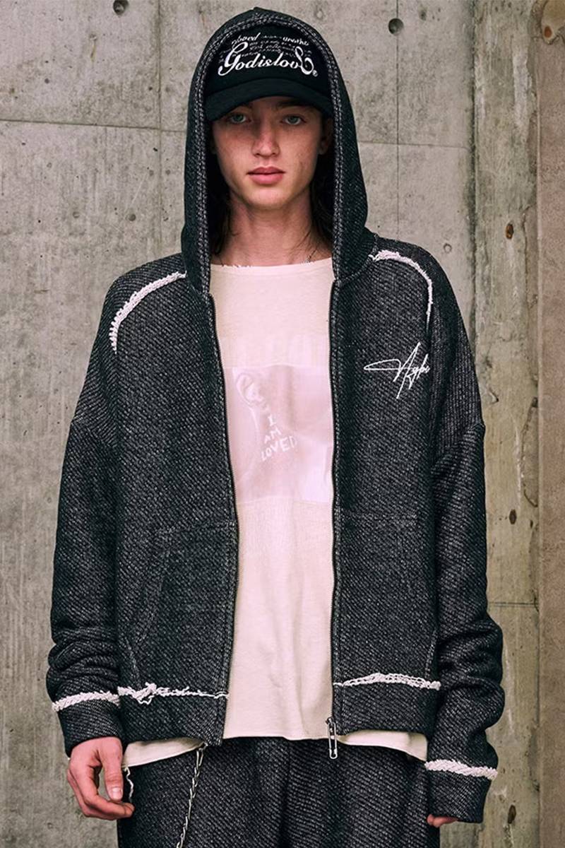 【予約商品】A Good Bad Influence(ア・グッド・バッド・インフルエンス)ULTIMATE COMFORT ZIP HOODIE - Black