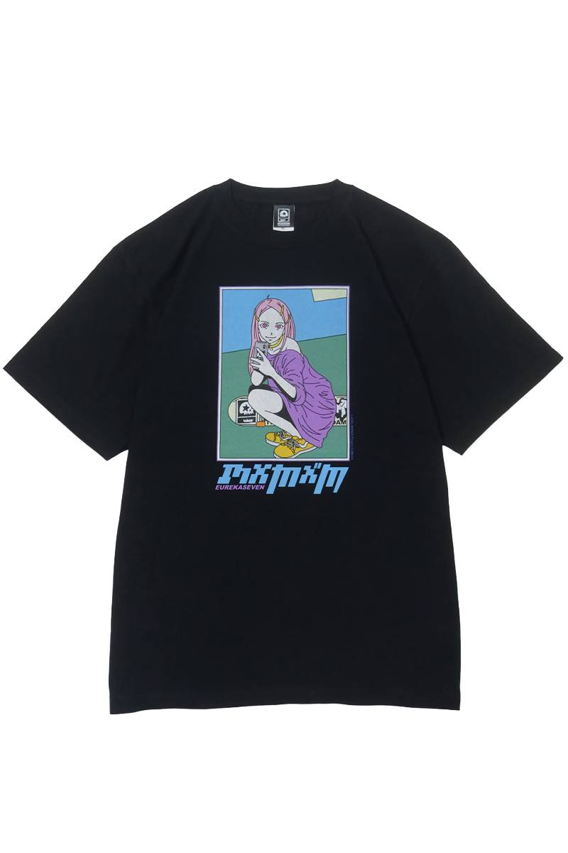 交響詩篇エウレカセブン x MAGICAL MOSH MISFITS(マジカルモッシュミスフィッツ) "ANEMONE" TEE - Black