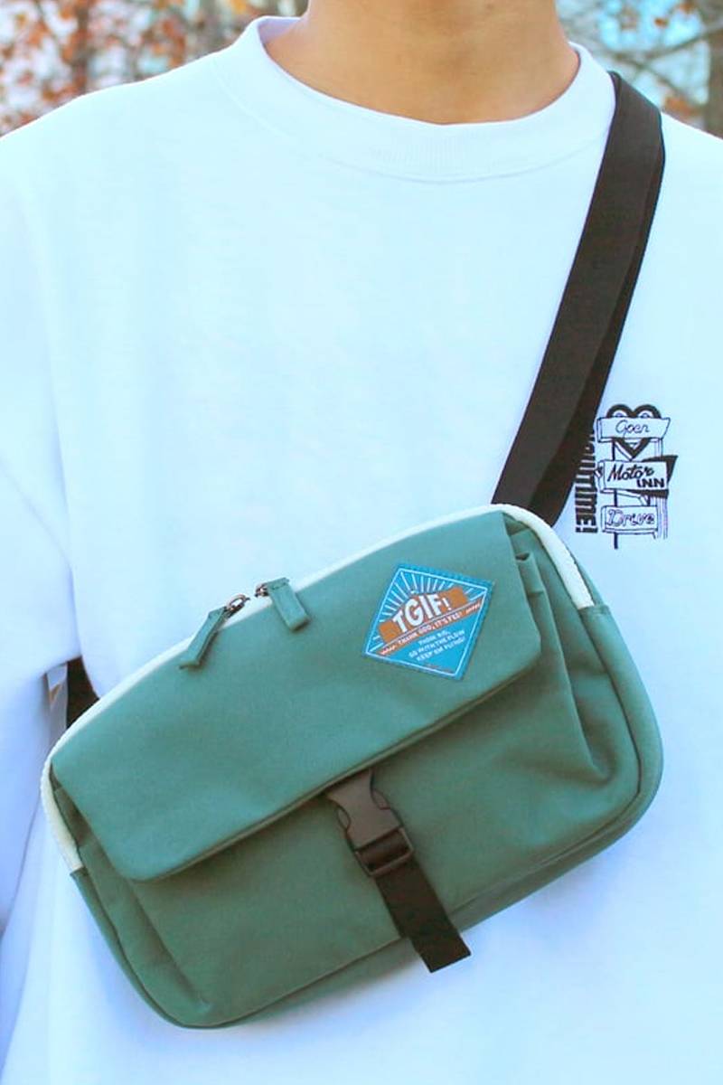 TGIF! THANK GOD, IT’S FES! フェスバッグ　TGIF!多機能ミニショルダー - Green
