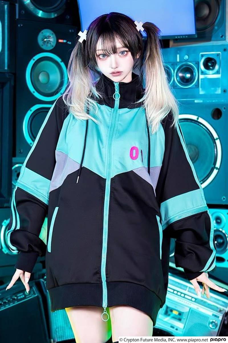 【予約商品】初音ミク×LISTEN FLAVOR(リッスン・フレーバー) 初音ミク 2wayジャージ・パーカー