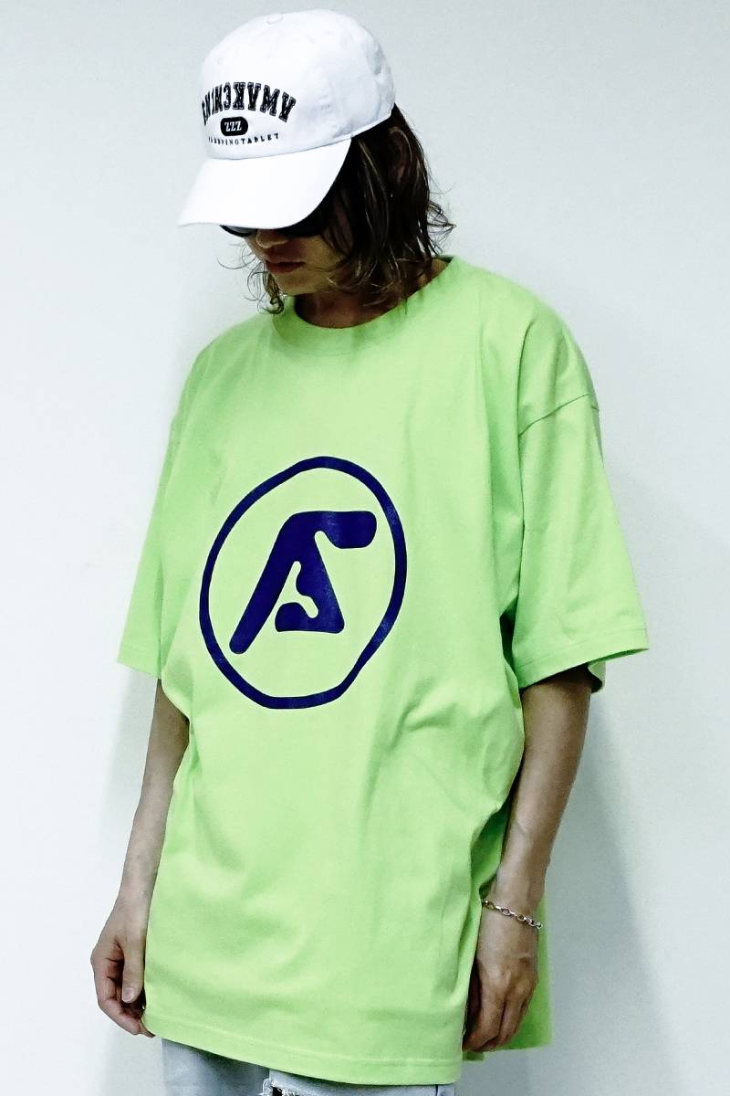 【予約商品】SLEEPING TABLET (スリーピングタブレット) TECHNO [ TEE ] LIME GREEN