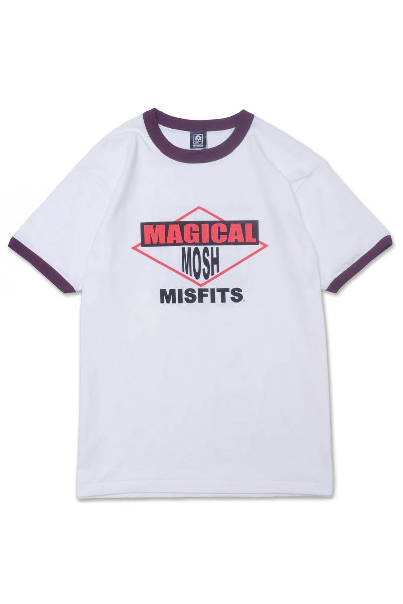 MAGICAL MOSH MISFITS(マジカル・モッシュ・ミスフィッツ)　MMM BOYS TEE - White × Burgundy