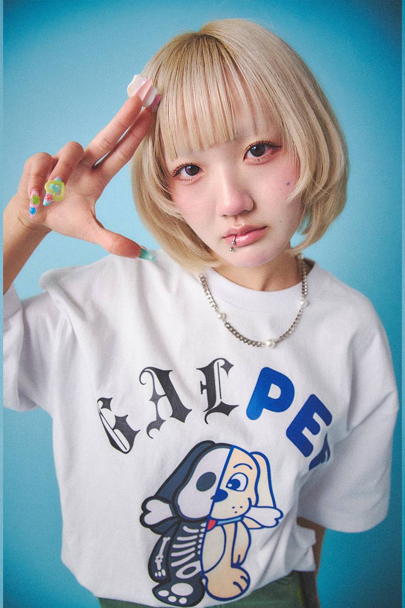 GALFY (ガルフィー) GALPEEゴーストTee - White