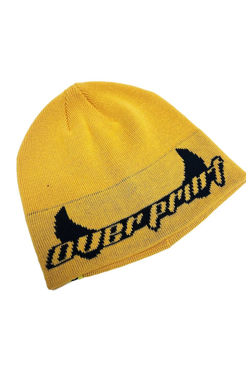 over print (オーバープリント) Satan knit beanie - Orange