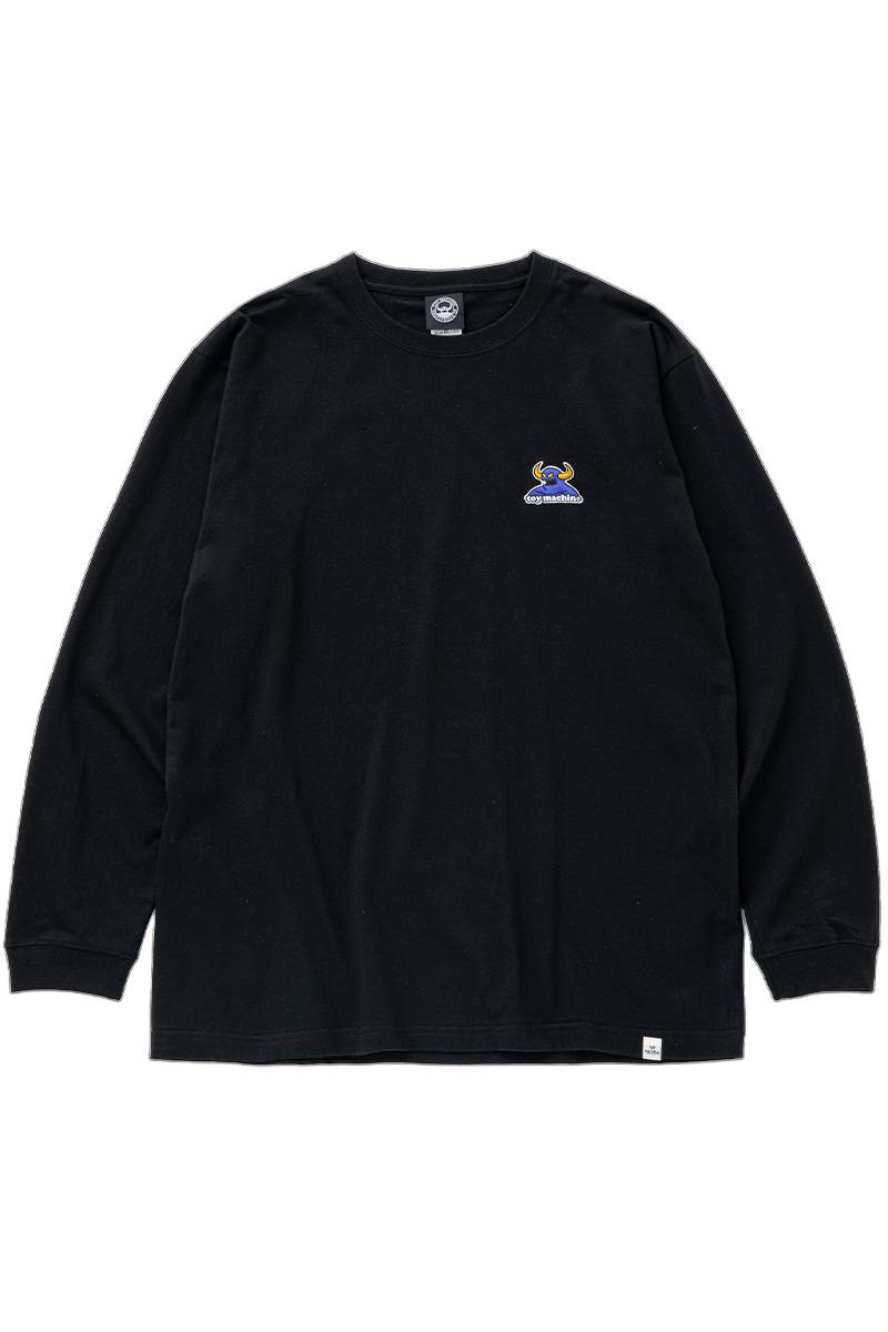 TOY MACHINE(トイマシーン) TOYMONSTER EMBRO. LONG TEE - Black
