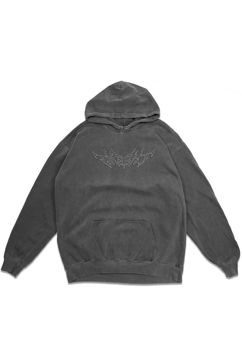 THE END(ジエンド) EMBOS PIGMENT HOODIE