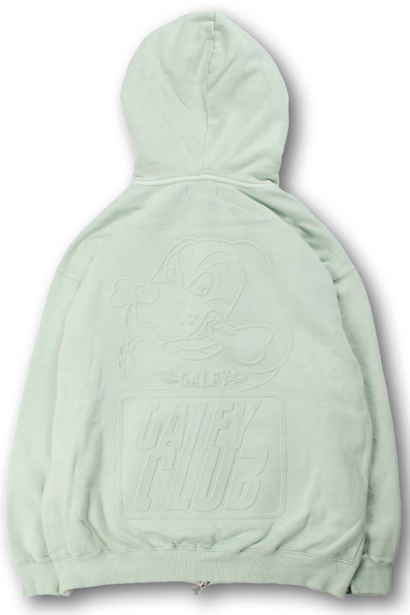【予約商品】GALFY(ガルフィー) GALFY CLUB ジップパーカー - L.Green