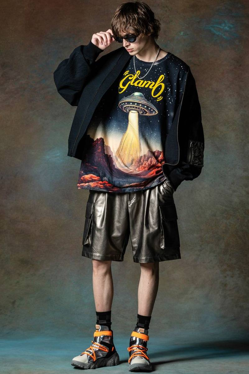 glamb UFO T-Shirt Black / ロックファッション / バンドTシャツ glamb UFO T-Shirt Black / ロックファッション / バンドTシャツ