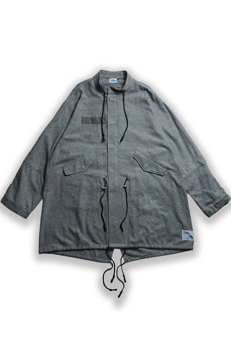 SLEEPING TABLET (スリーピング・タブレット) SEEKER [ BRUSHED COTTON MILITARY COAT ] - Gray