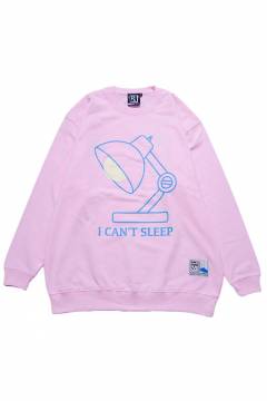 SLEEPING TABLET LAMP [ CREW SWEAT ] PINK