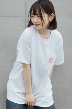 kirou school (キロウスクール) krs_00 arch logo S/S T-shirts WHITE×RED