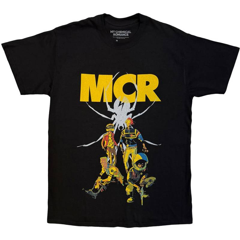 【予約商品】MY CHEMICAL ROMANCE バンドTシャツ ユニセックス: Killjoys Pin-Up (Black)