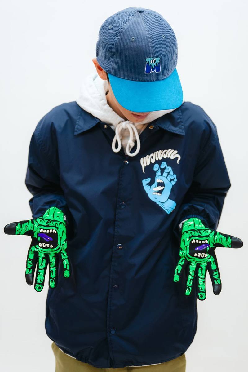 SANTACRUZxMAGICAL MOSH MISFITS (マジカルモッシュミスフィッツ) “どろどろSCREAMING HAND” GLOVE -DOKU