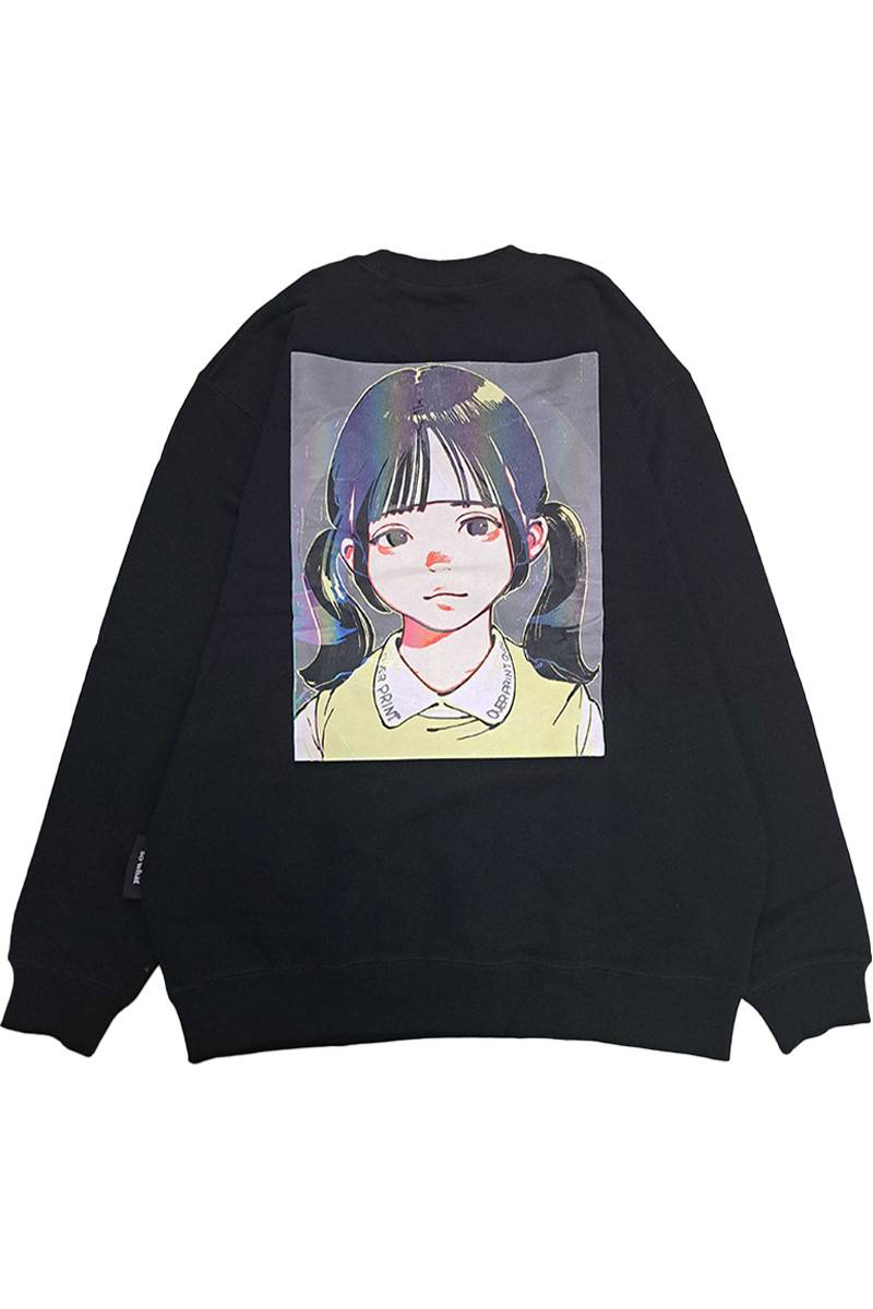 【お問い合わせ商品】over print (オーバープリント) POP ART BOX LOGO sweatshirts Ver:18(改) - Black