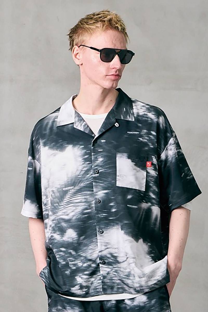 VIRGOwearworks (ヴァルゴウェアワークス) FOREST SIGN ALOHA SHIRTS - Black