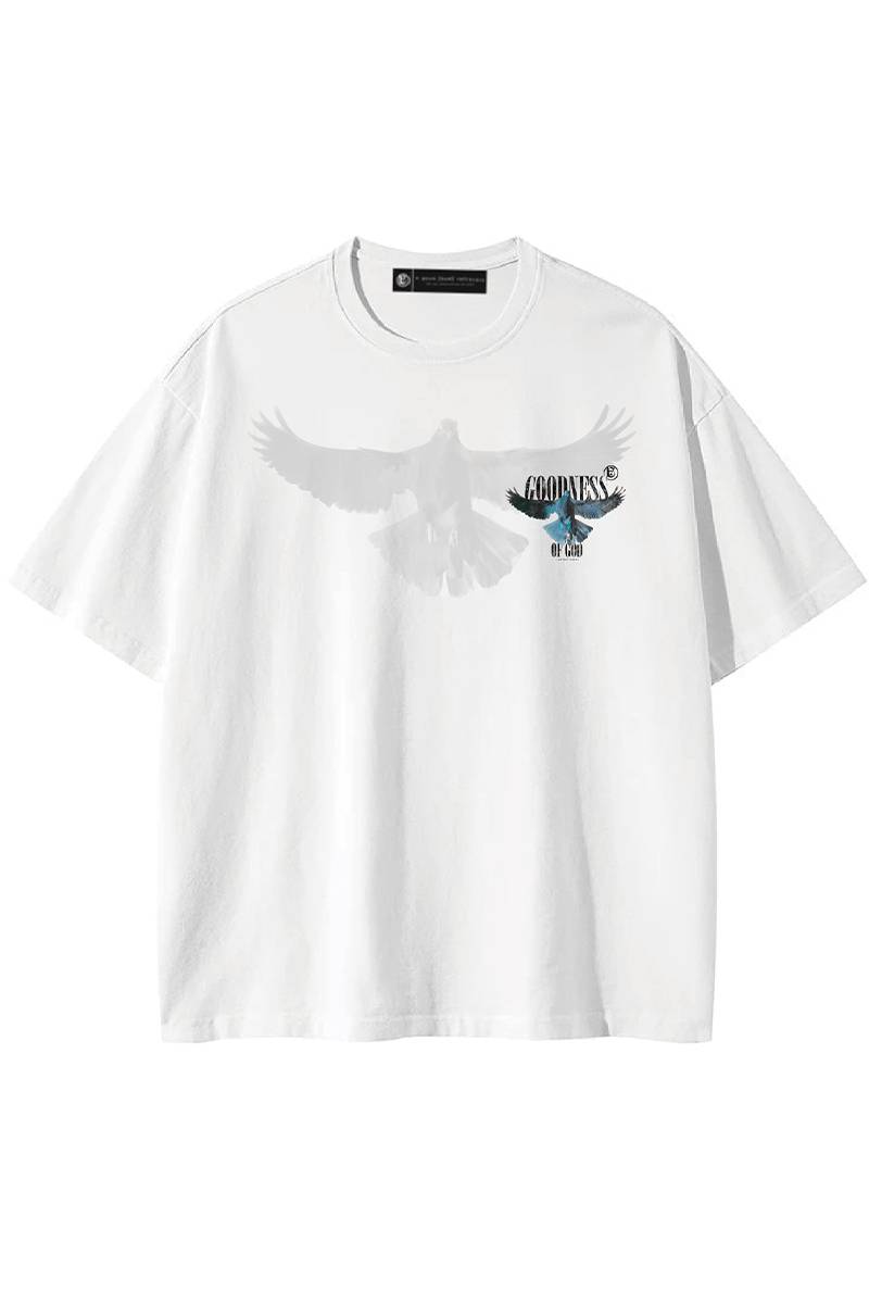 A Good Bad Influence(アグッドバッドインフルエンス) GOODNESS BIRD T-SHIRT - White