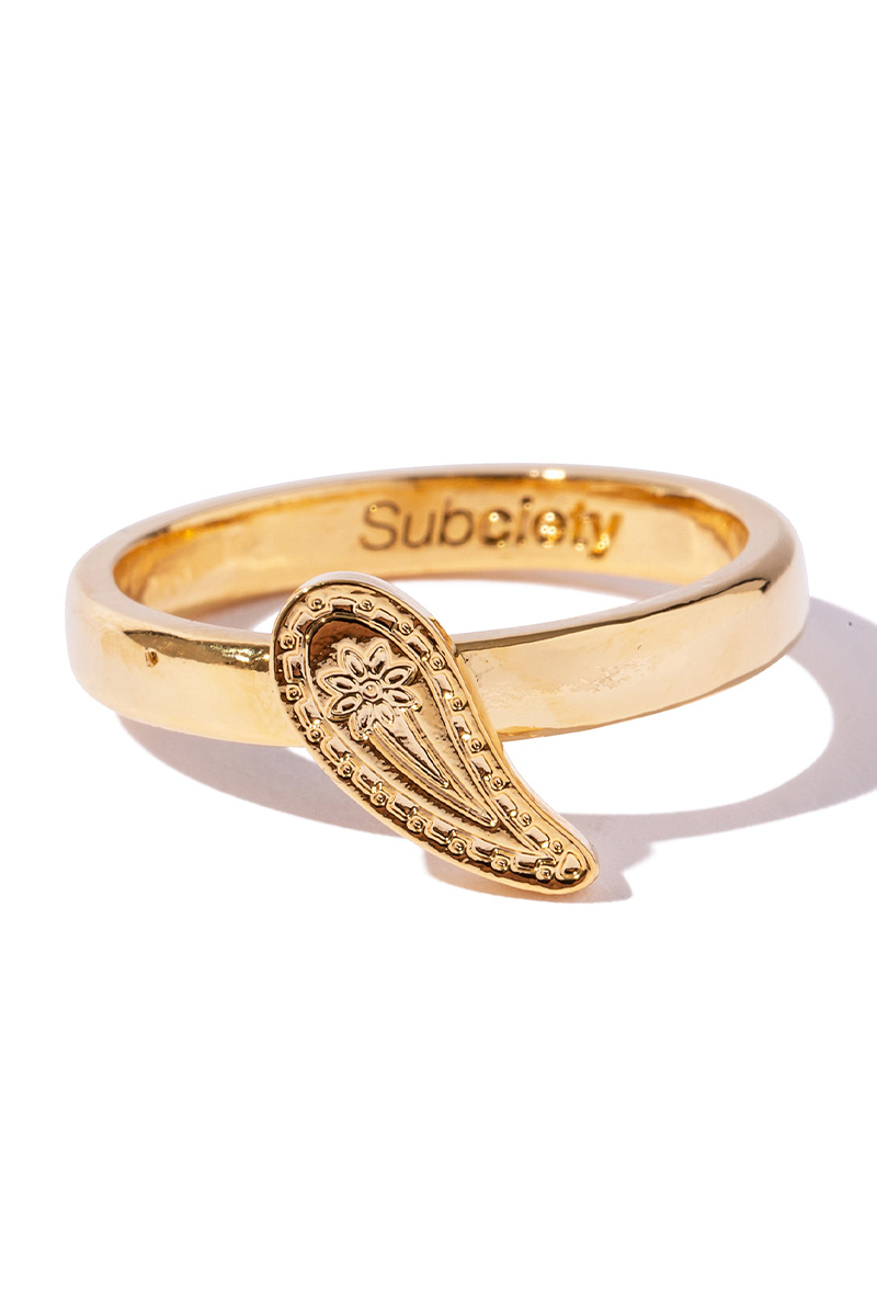 Subciety PAISLEY RING GOLD