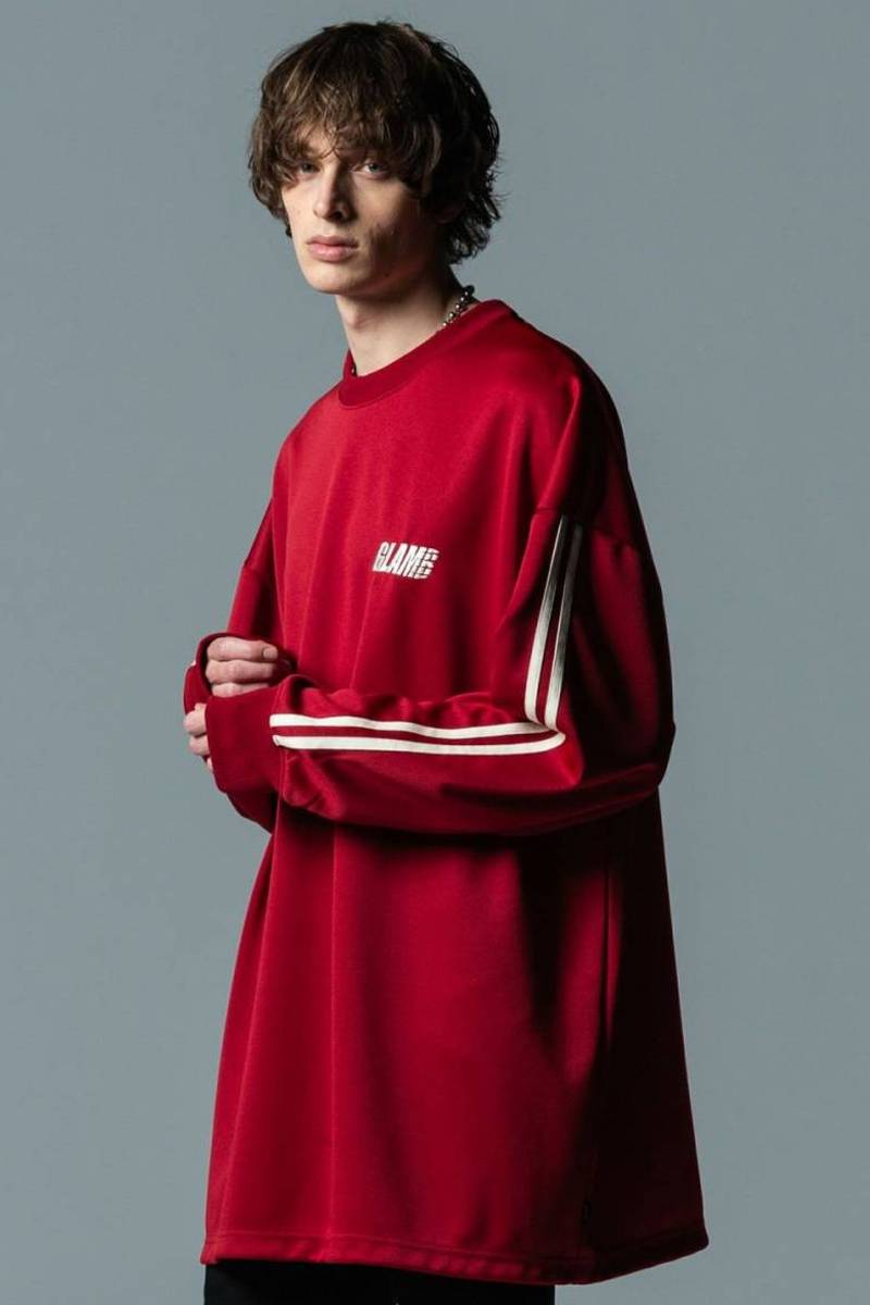 glamb (グラム) Pullover Line Jersey - Red