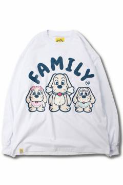 【予約商品】GALFY(ガルフィー)光るGALPEE family ロンTee - White