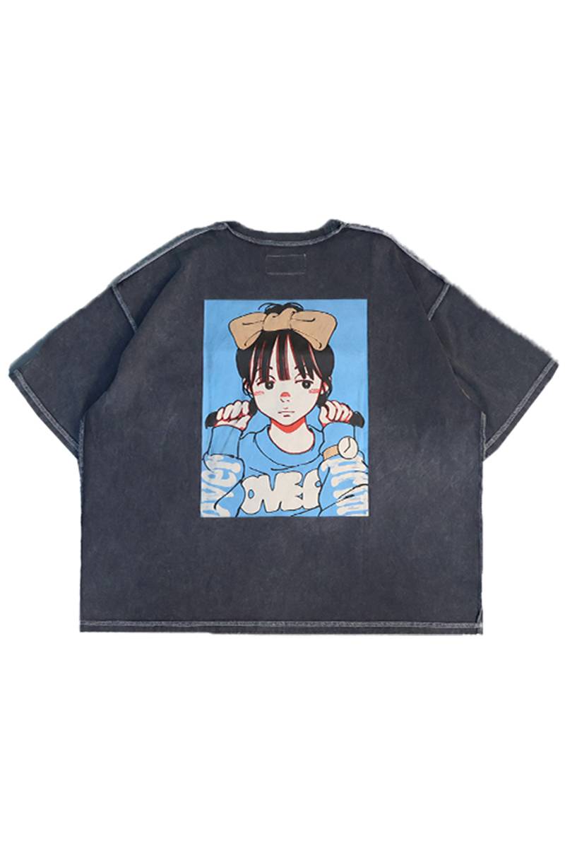 【お問い合わせ商品】【ゲキクロ限定】over print (オーバープリント) POP ART Tee Ver:11 - Black