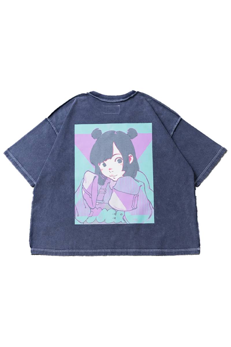 【お問い合わせ商品】over print (オーバー・プリント) POP ART pigment Tee Ver:15 GLOW IN THE DARK