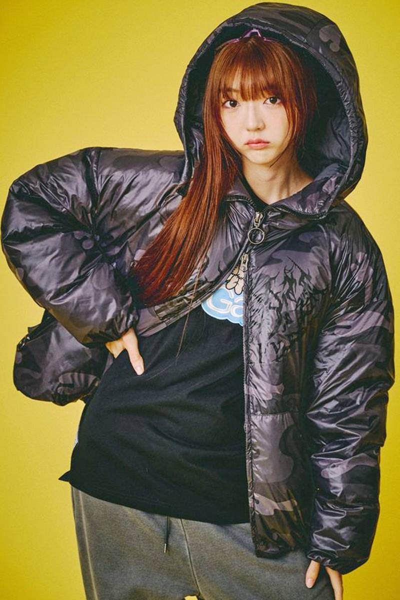 【予約商品】GALFY(ガルフィー) パフパフ泥棒ジャケット - Black Camo