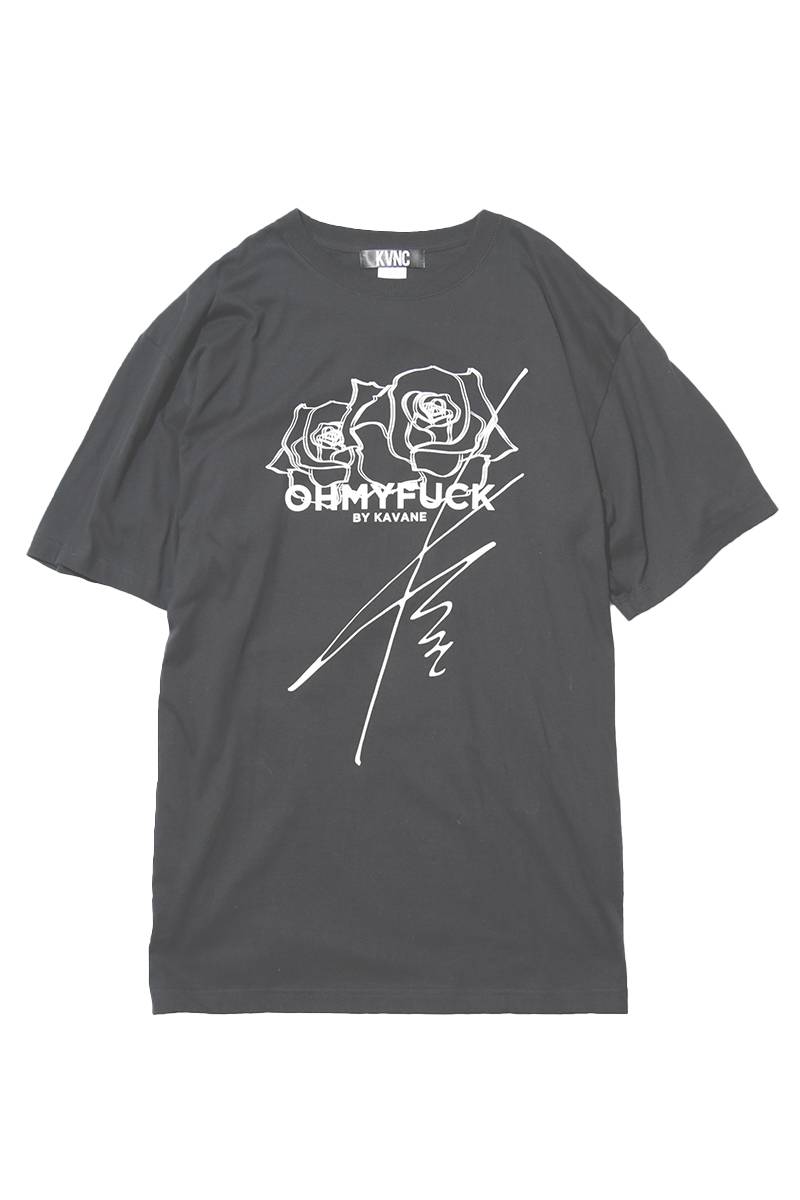 【予約商品】 KAVANE Clothing ROSEオーバーサイズカットソー - Charcoal