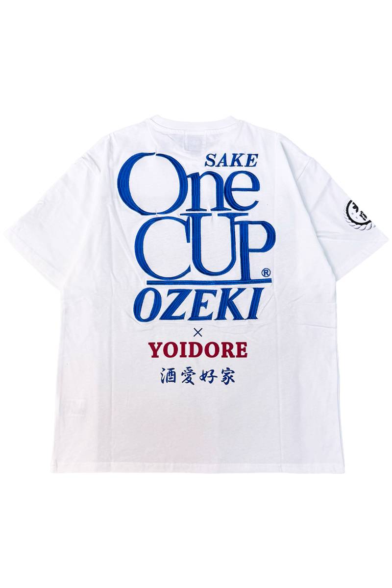 ワンカップ大関×YOIDORE (ヨイドレ) コラボS/S Tee - White