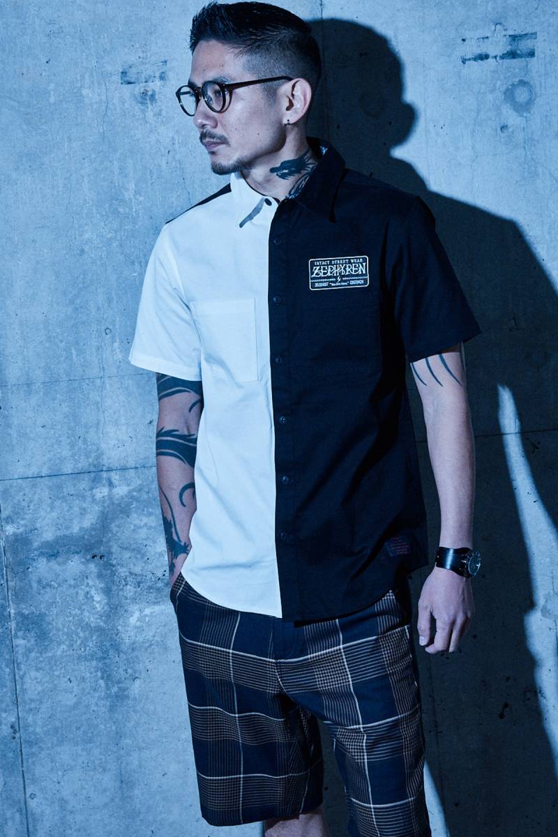 Zephyren(ゼファレン) EMBLEM SHIRT S/S MIX