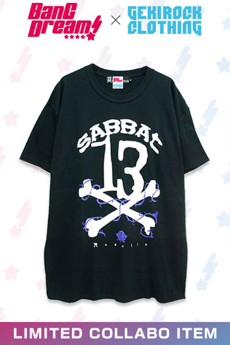 【バンドリ!×ゲキクロ第1弾復刻】SABBAT13×宇田川あこコラボ 限定 Tシャツ