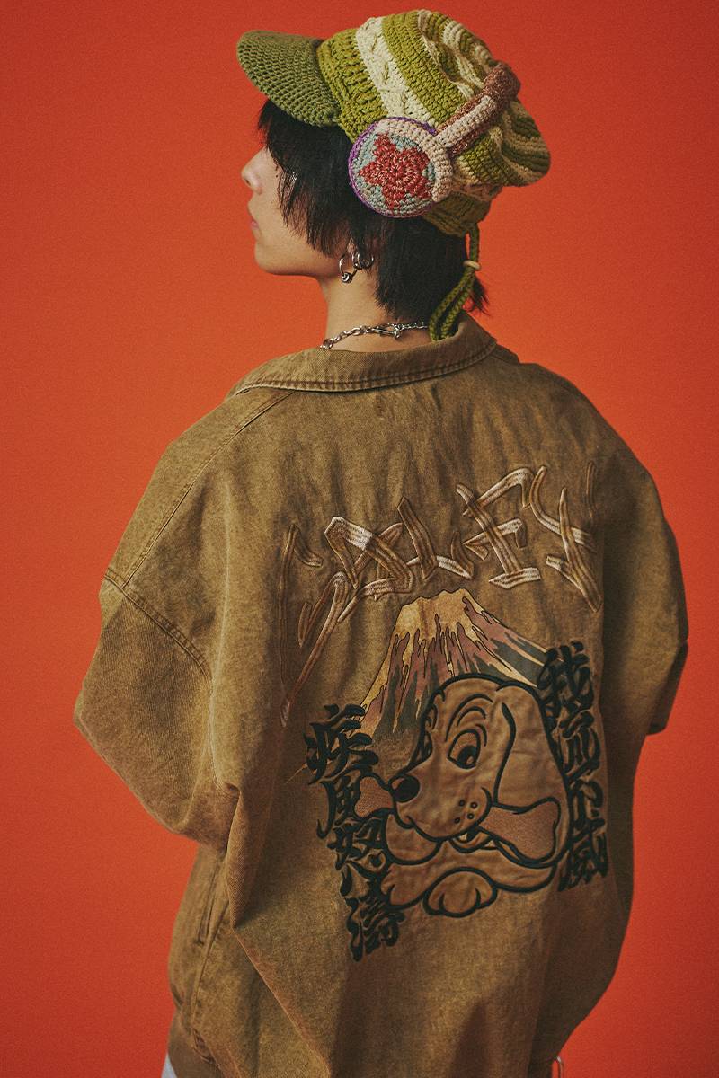 GALFY (ガルフィー)漢ジャケット - Beige