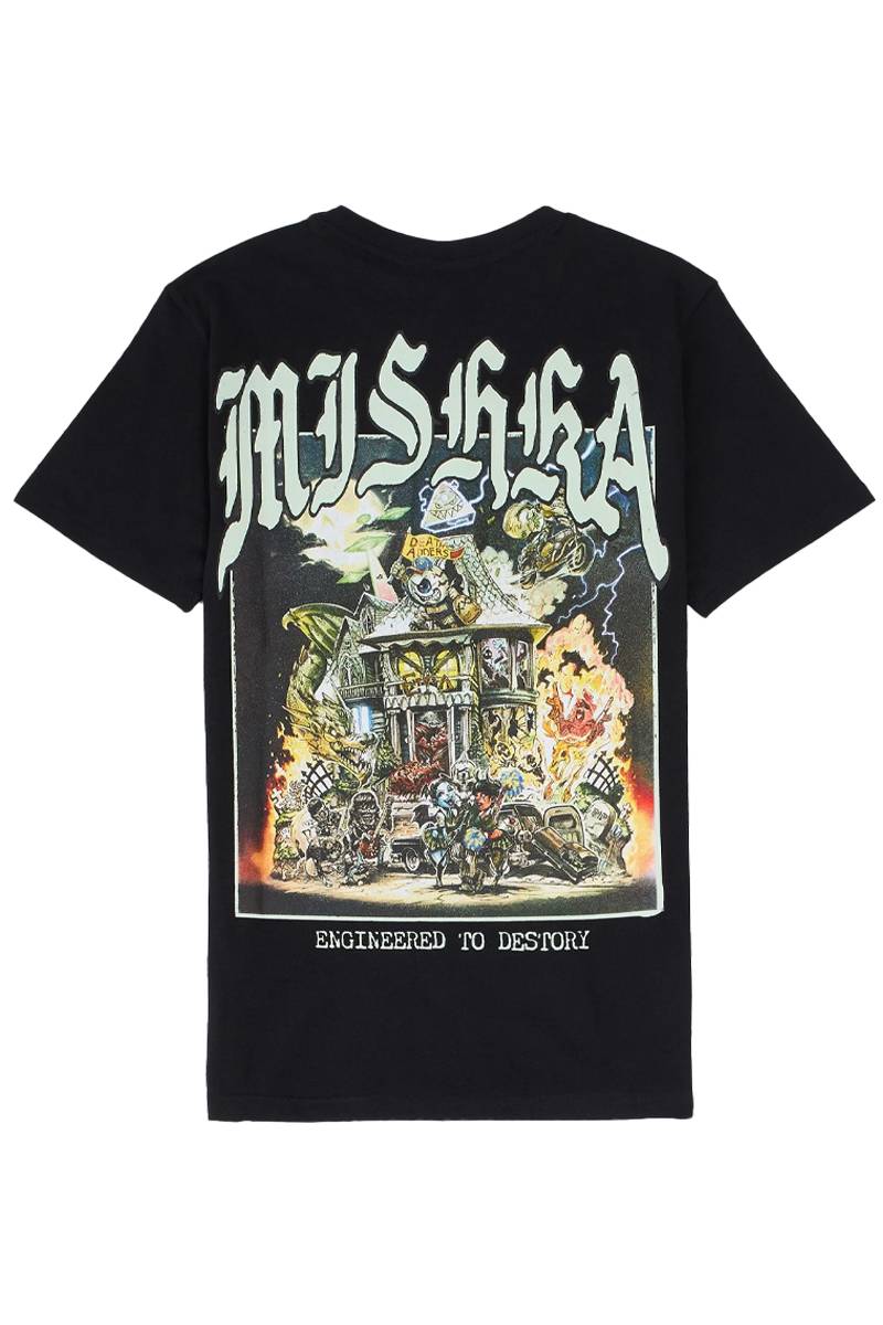MISHKA (ミシカ) Haunted Short Sleeve Tee - Black