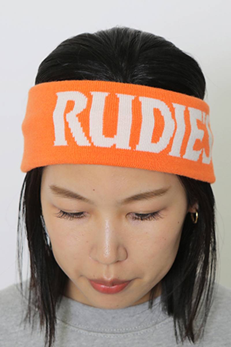 RUDIE'S (ルーディーズ) SLICK HAIRBAND NEON ORANGE