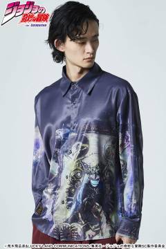 【予約商品】ジョジョの奇妙な冒険xglamb(グラム) The World Shirt Gray