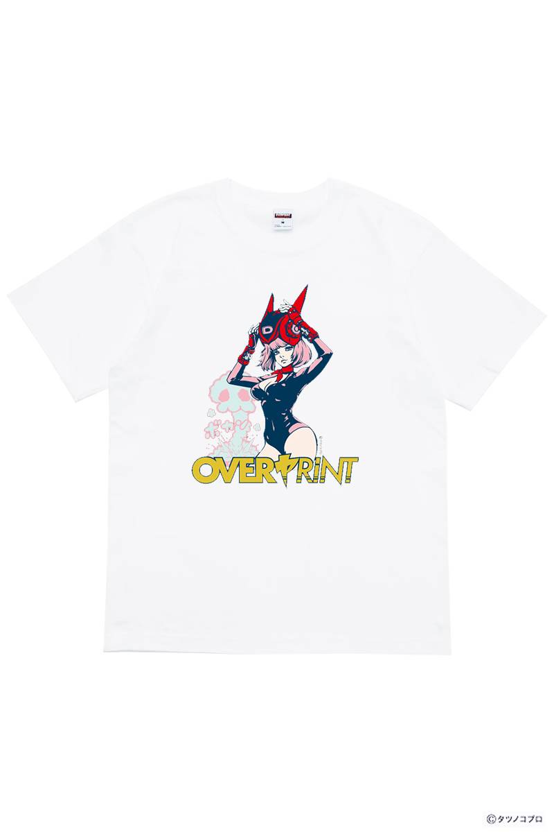 over print (オーバー・プリント) Yatterman Tee_ドロンジョ - White