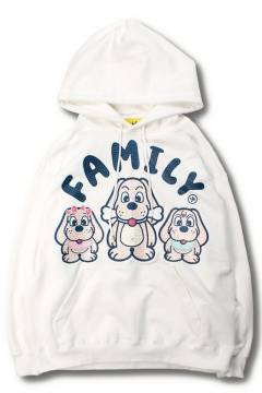 【予約商品】GALFY(ガルフィー)光るGALPEE family パーカー - White