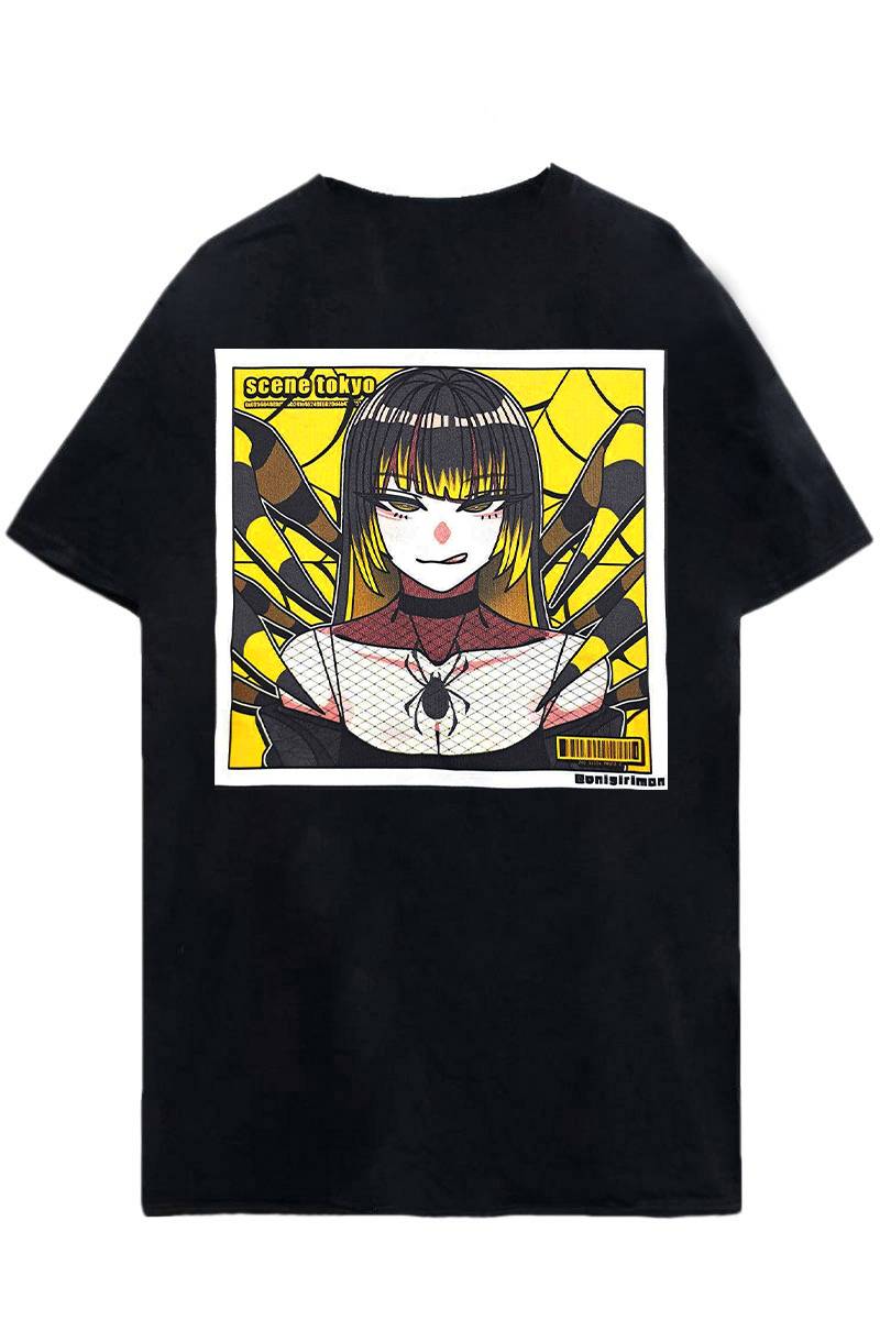 SCENE TOKYO (シーントウキョウ) spider girl Tee - Black