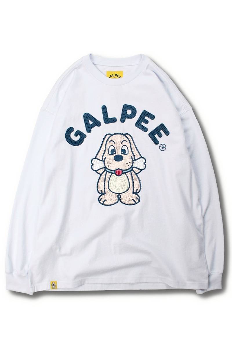 【予約商品】GALFY(ガルフィー)光るGALPE ロンTee - White