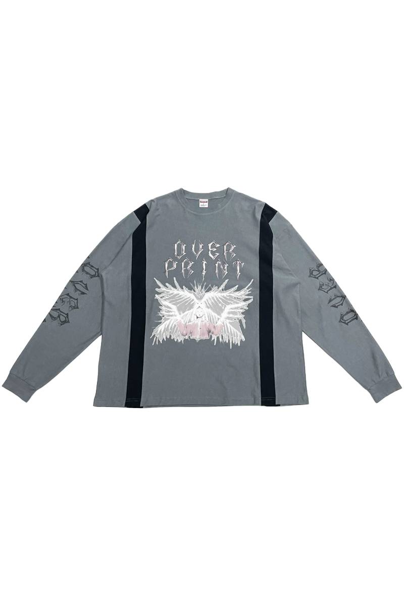 over print (オーバープリント) METAL LS Tee