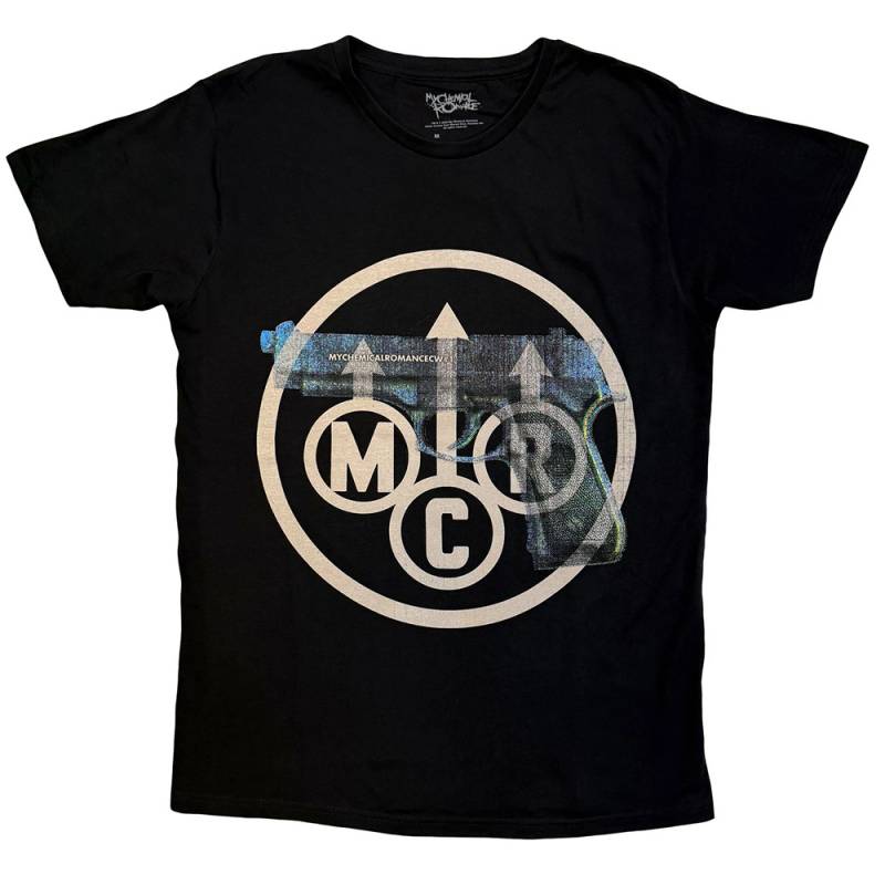 【予約商品】MY CHEMICAL ROMANCE バンドTシャツ ユニセックス: Gunner (Black)