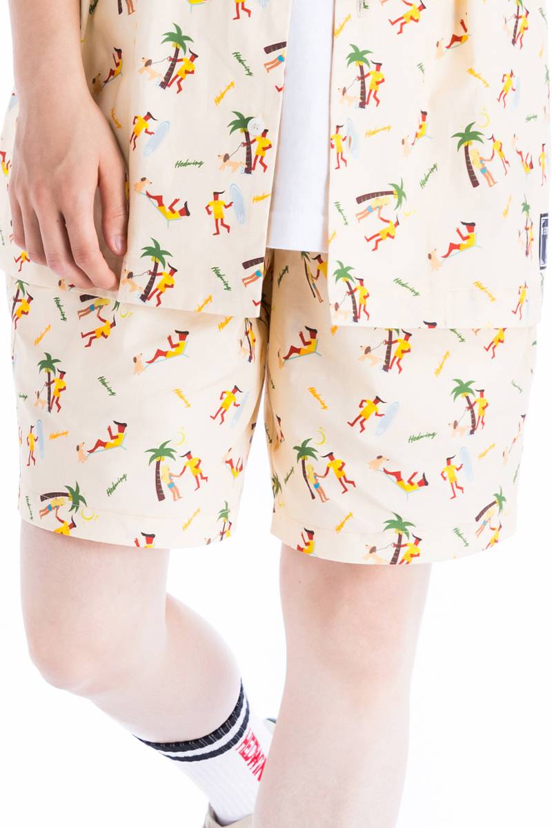 HEDWiNG (ヘドウィグ) Hau' oli Shorts  / Sunset yellow