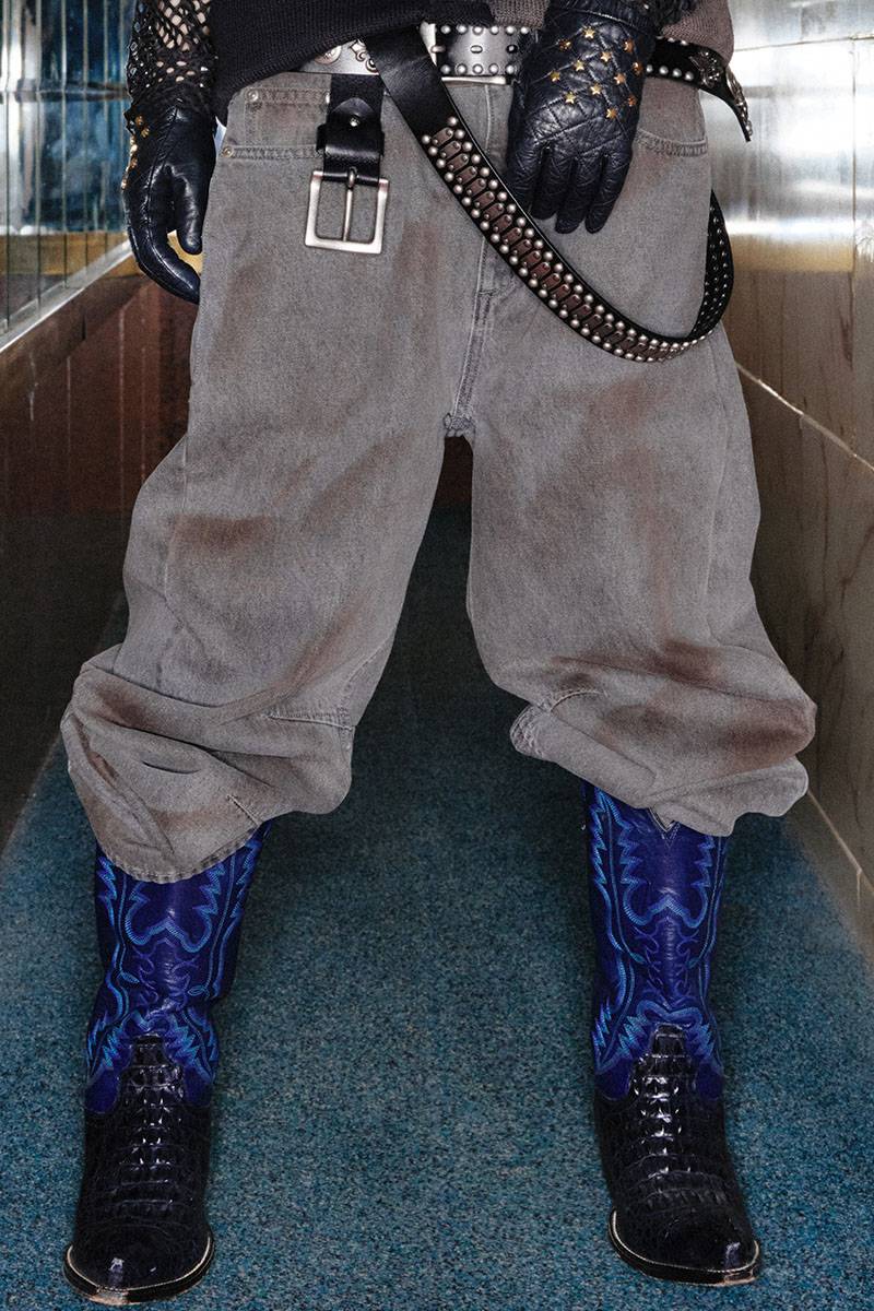 JACKROSE Archivemade(ジャックローズ・アーカイブメイド) Rusty curve pants - Black