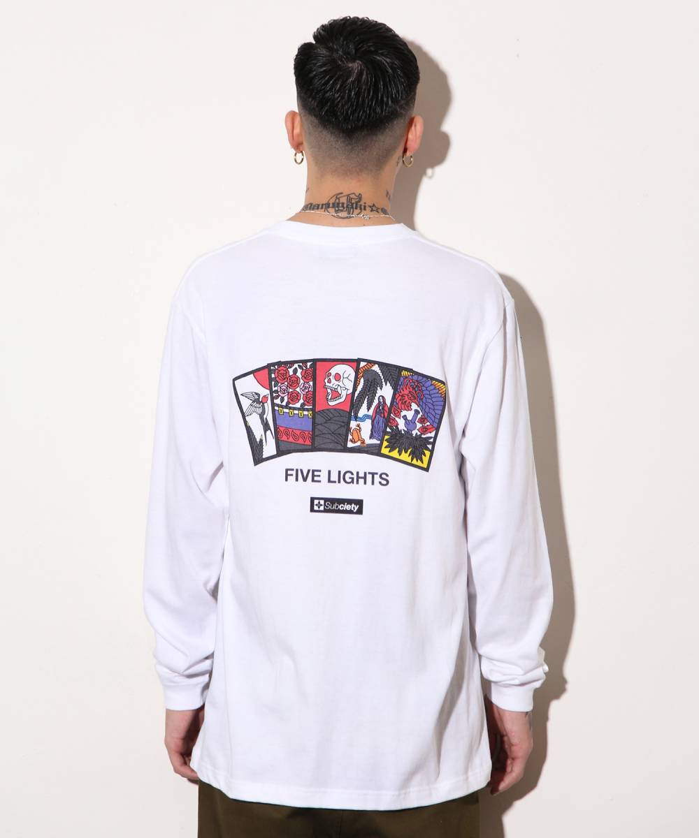 Subciety FIVE LIGHTS L/S WHITE