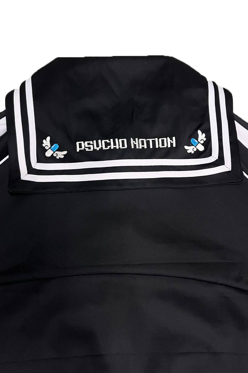 PSYCHO NATION (サイコネーション) お薬セーラージャージ BLACK