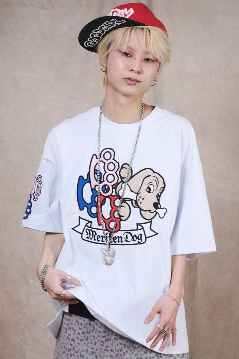 GALFY (ガルフィー) メリケンHERTS Tee - White