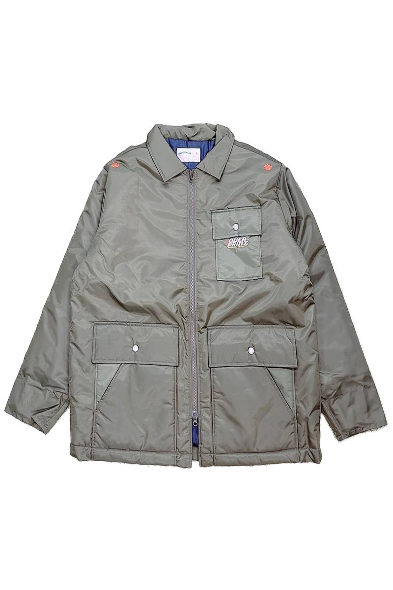 over print (オーバープリント) Work Jacket OLIVE